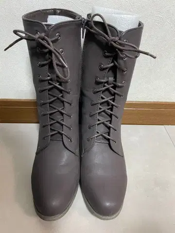 [ 새상품급 ] 레이스업 부츠 24.0cm 졸업식