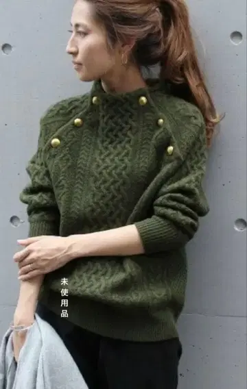 프레임워크 해밀턴 메탈 버튼 케이블 풀오버