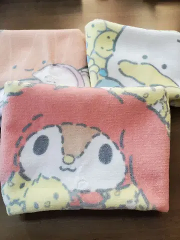 산리오 타월 손수건 세트