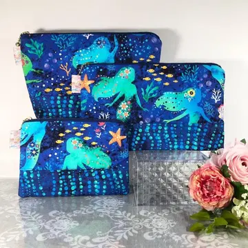 파우치 3종 세트 [ 머메이드 ]
