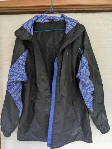 DOUBLE STEAL XL 나일론 자켓 블랙/블루