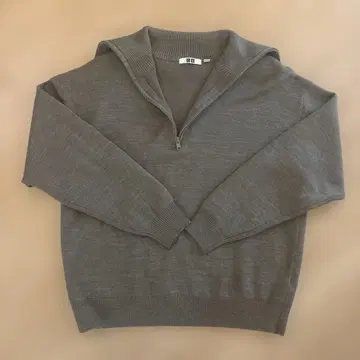 더블 페이스 하프 지퍼 스웨터 XL
