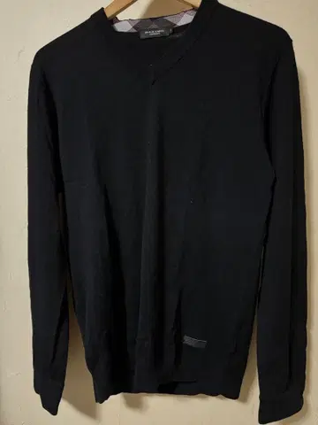 BLACK LABEL V넥 니트 M 블랙