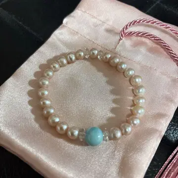 담수 진주 라리마 수정 love 운 업 팔찌 세석 덤 포함