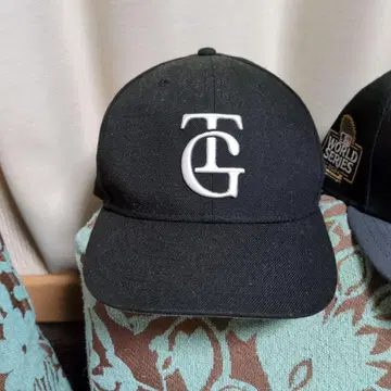 TG 로고 59FIFTY 야구 모자 블랙