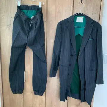 sacai 스트라이프 자켓과 팬츠 세트 13-00371M