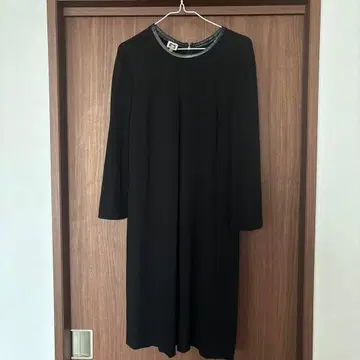 블랙 롱 원피스 긴팔