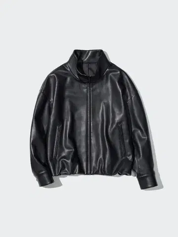 [ UNIQLO/유니클로 ] 코팅 오버 사이즈 블루종