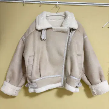 dazzlin 보아 블루종 무스탕 자켓 아우터