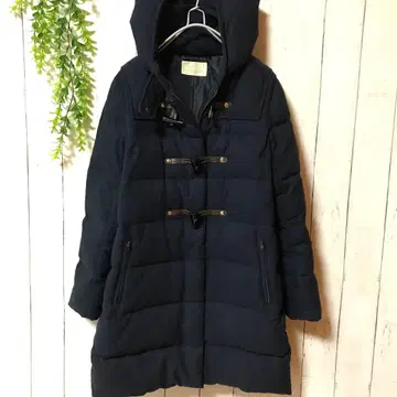 anysis 다운 코트 후드 부착 네이비 M