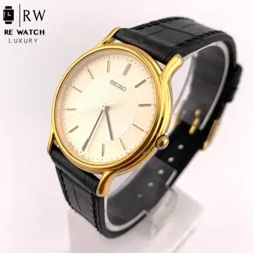 7-3460 SEIKO 7N01-0BR0 손목시계 골드 블랙