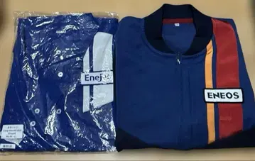 ENEOS 에네제트 유니폼 2점 긴팔 셔츠 L 사이즈 블루종