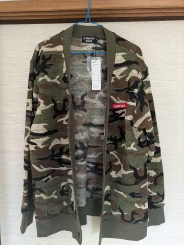 DOUBLE STEAL 카모플라쥬 가디건 XL