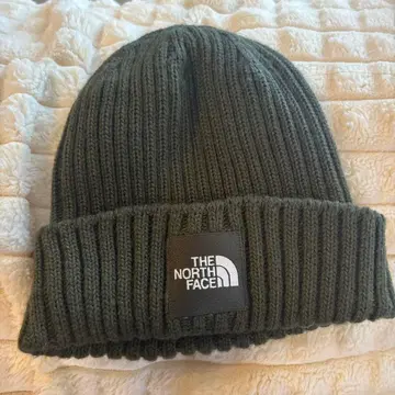 [ 새상품급 ] THE NORTH FACE 니트 모자 카키