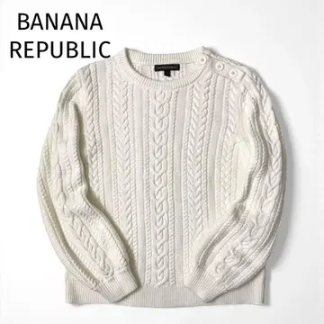 새상품급 BANANA REPUBLIC 바나나리퍼블릭 케이블 니트