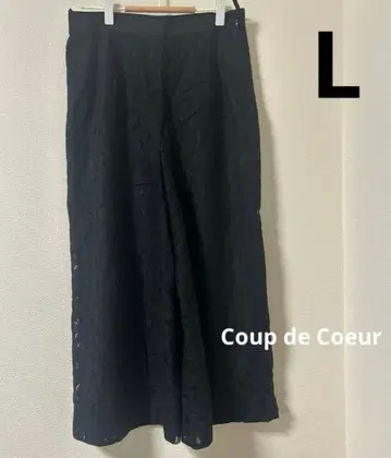 Coup de Coeur [ 40 ] 블랙 와이드 팬츠