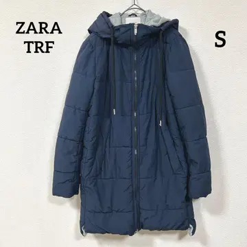 ZARA TRF 후드 다운 코트 더블 지퍼 방한 따뜻한