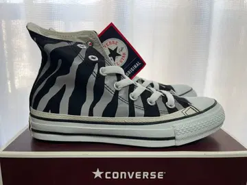 새상품 한정판 컨버스 100주년 올스타 하이 23.5cm 제브라