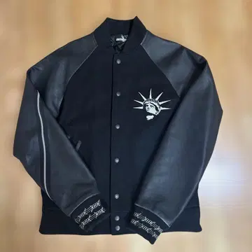 ANTICLASS 울 가죽 자켓 바시티 자켓 M 사이즈