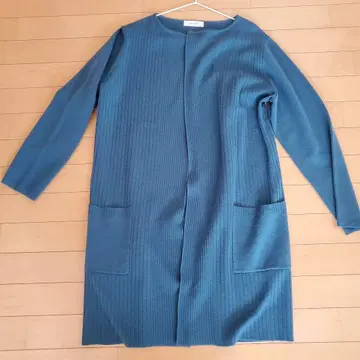 롱 니트 가디건