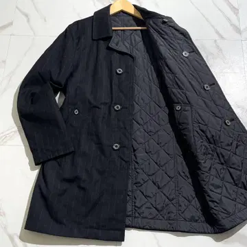 매킨토시 필로소피 스텐칼라 코트 퀼팅 리버서블