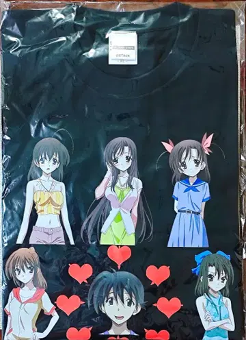 School Days T셔츠 마코토와의 상관도 XL 사이즈