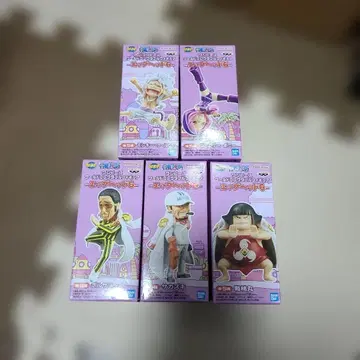 원피스 월드 컬렉터블 피규어 에그헤드 6 컴프 5종 세트