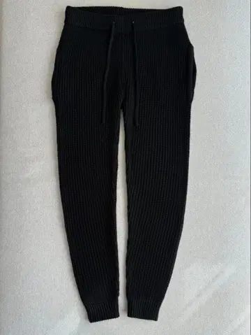 미사용 새상품 ANDER 니트 팬츠 블랙