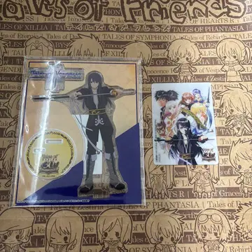 TALES OF 30th MUSEUM 유리 아크릴 스탠드 & 클리어 카드
