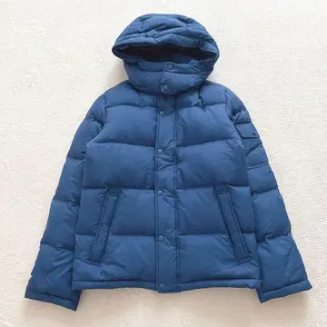 올드 유니클로 다운 코트 자켓 점퍼 S 파랑 아우터