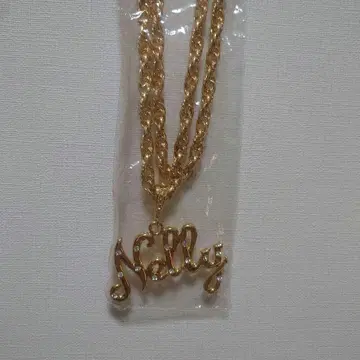 새상품 Nelly 목걸이 큐빅 골드 Bboy