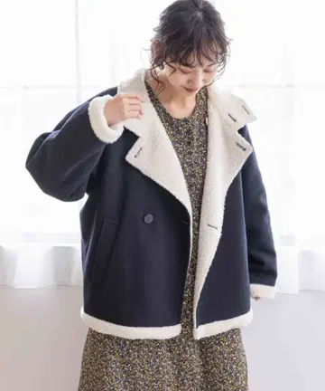 니코앤드 아우터 울리테크 보아 리버서블 자켓