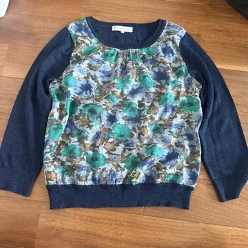 KUMIKYOKU 블루 니트