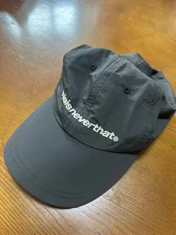 thisisneverthat SP-Logo 나일론 캡 차콜