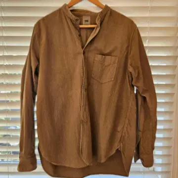 FOB FACTORY 브라운 긴팔 셔츠