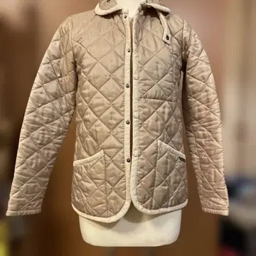 LAVENHAM 라벤햄 퀼팅 자켓 36 베이지 핑크