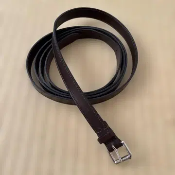 마가렛호웰 다크 브라운 가죽 벨트