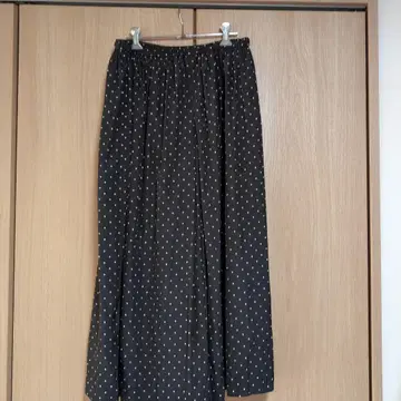 비어즐리 주름 쉬폰 개더 스커트