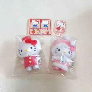 산리오 치비토모 키티 눈의 정령 화과자 2개 세트 새상품 덤 포함