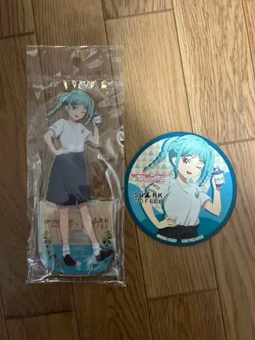 오니즈카 토마리 SHARKCOFFEE 콜라보 아크릴 스탠드 코스터