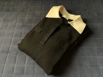 프레이 아이디 오픈 폴로 카라 니트 원피스