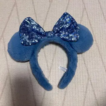 미니 머리띠 블루 퍼