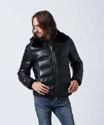 5351 글로움 가죽 다운 48/L