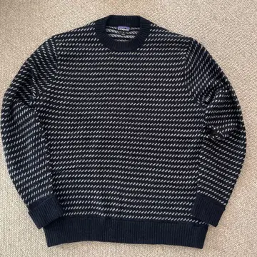 파타고니아 버즈 아이 니트 네이비