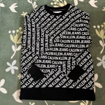 캘빈 클라인 진스 블랙 맨투맨 M