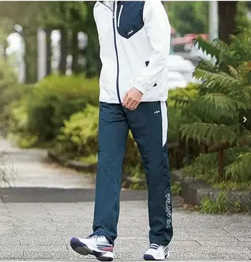 새상품 택 포함 휠라 안감 플리스 액티브 윈드 수트 상하의 세트 M