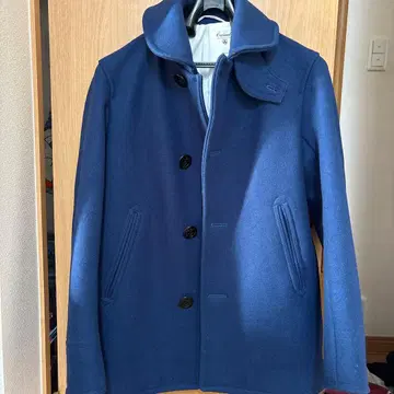 오르치발 피코트 앵커 버튼 포함 후드 없음