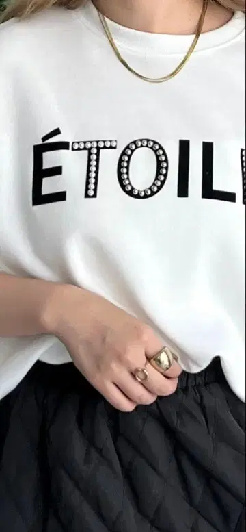 prose verse 펄 장식 플로키 로고 쭈리 맨투맨