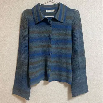 마우지 그라데이션 긴팔 니트