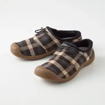 KEEN HOWSER III SLIDE 슬립온 체크 무늬 24cm